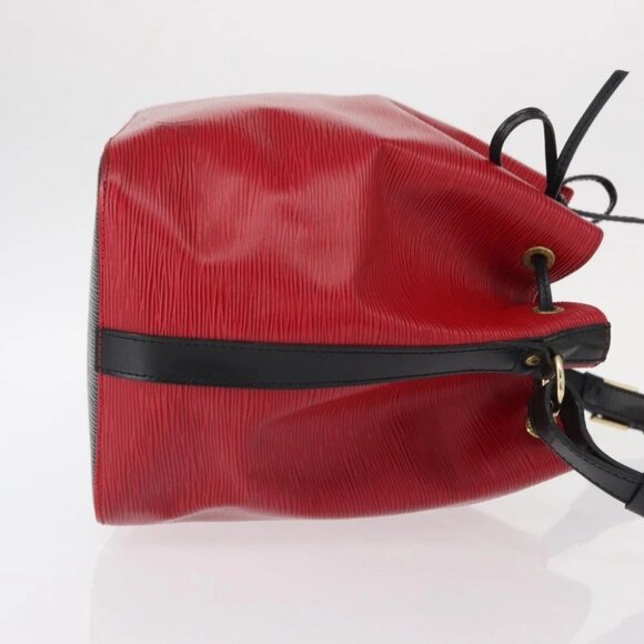 LOUIS VUITTON Epi Petit Noe Shoulder Bag Bicolor Black Red - Picture 5 of 15